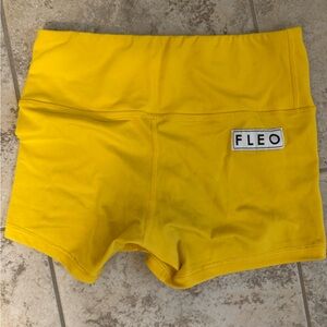 Fleo Vibrant Yellow Shorts